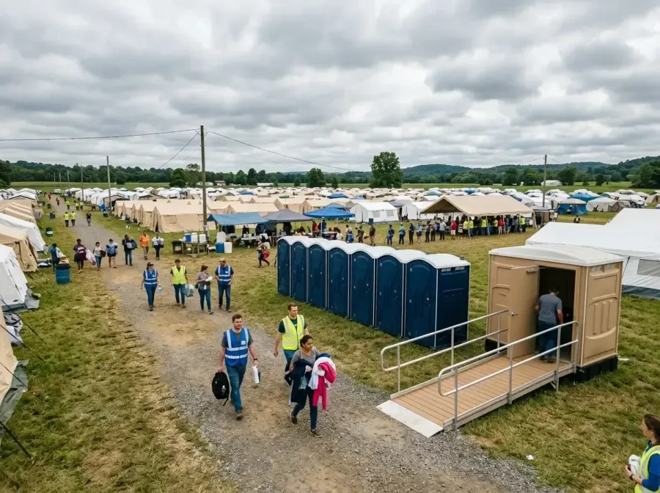 disaster-relief-camp-restrooms-010 — frequently asked questions, Dumpster & Portable Bathrooms Rental in Honeygo, MD